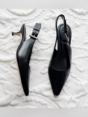 Vince Shasta Kitten Heel Slingback Pumps Size 6 New